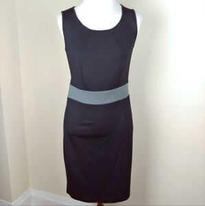 Mossimo Black and Gray Sleeveless Dress